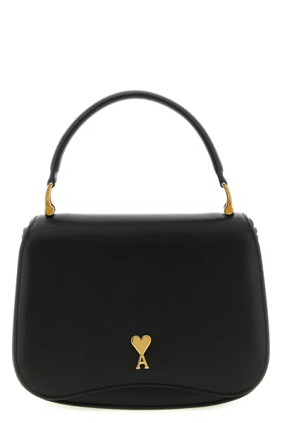 Ami Alexandre Mattiussi 'paris Paris' Handbag In Schwarz