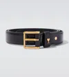 Ami Alexandre Mattiussi Paris Paris Leather Belt In Black