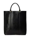 Ami Alexandre Mattiussi Paris Paris North South Leather Tote Bag In Blue