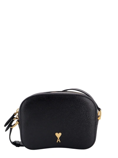 Ami Alexandre Mattiussi Paris Paris Shoulder Bag In Black