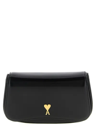 Ami Alexandre Mattiussi Paris Paris Small Crossbody Bag In Black