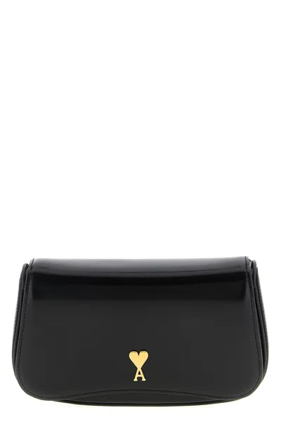 Ami Alexandre Mattiussi 'paris Paris' Small Crossbody Bag In Black