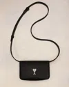 Ami Alexandre Mattiussi Paris Paris Strap Card Holder Black Unisex
