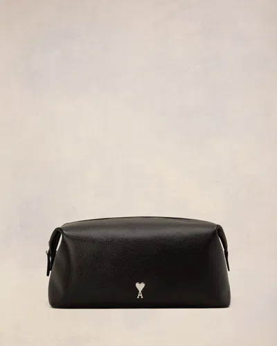 Ami Alexandre Mattiussi Paris Paris Toiletry Pouch Black Unisex
