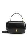 Ami Alexandre Mattiussi Black Glazed Leather Top Handle Paris Paris Bag Black