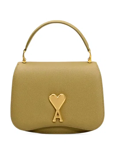 Ami Alexandre Mattiussi Paris Paris Tote Bag In 绿色