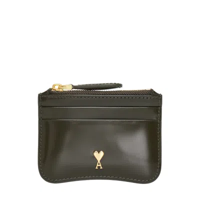 Ami Alexandre Mattiussi Paris Paris Zipped Card Holder
