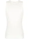 AMI ALEXANDRE MATTIUSSI PARIS ROUND-NECK SLEEVELESS TOP