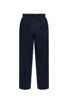 Ami Alexandre Mattiussi Paris Straight-leg Trousers In Navy
