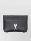 Ami Alexandre Mattiussi Black Paris Paris Card Holder