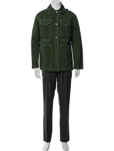 Pre-owned Ami Alexandre Mattiussi Parka In Green