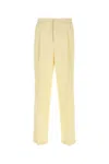 Ami Alexandre Mattiussi Ami Paris Pants In Yellow
