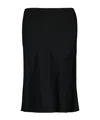 Ami Alexandre Mattiussi Pencil Midi Skirt In Black
