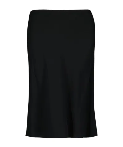 Ami Alexandre Mattiussi Pencil Midi Skirt In Black