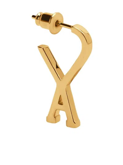 Ami Alexandre Mattiussi Petite Creole Ami Paris De Coeur In Gold