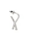 Ami Alexandre Mattiussi Ami Paris Ami De Coeur Small Hoop Earrings In Metallic
