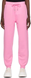 Ami Alexandre Mattiussi Pink Ami De Cœur Lounge Pants In 663 Candy Pink/candy