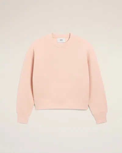 Ami Alexandre Mattiussi Pink Cotton Ami De Coeur Sweatshirt Pink In White