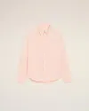 Ami Alexandre Mattiussi Pink Cotton Embossed Ami De Coeur Boxy Shirt Pink