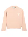 Ami Alexandre Mattiussi Ami De Caur Alpaca And Wool-blend Sweater In Pink
