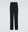 AMI ALEXANDRE MATTIUSSI PINSTRIPE WOOL STRAIGHT PANTS