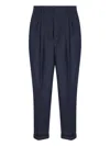 Ami Alexandre Mattiussi Pinstriped Pants In Blue