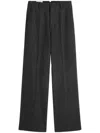 Ami Alexandre Mattiussi Pinstripe Wool Straight Pants In Grey