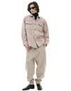 Ami Alexandre Mattiussi Plaid Flannel Shirt In Pink