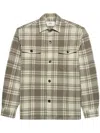 Ami Alexandre Mattiussi Karierte Hemdjacke In Neutrals