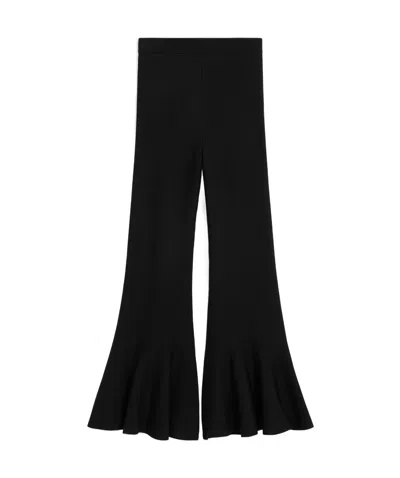 Ami Alexandre Mattiussi Pleated Casual Pants In Black