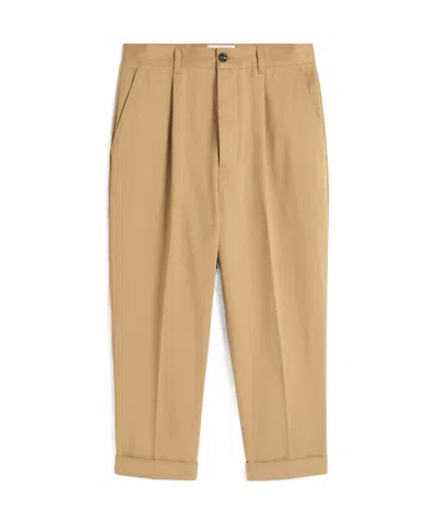 AMI ALEXANDRE MATTIUSSI AMI PLEATED CARROT TROUSERS