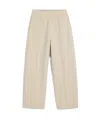 Ami Alexandre Mattiussi High-waisted Pleated Trousers In Nude