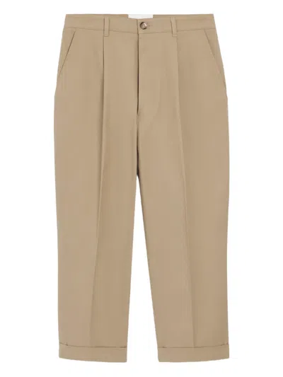 Ami Alexandre Mattiussi Man Pants Sage Green Size L Cotton In Brown