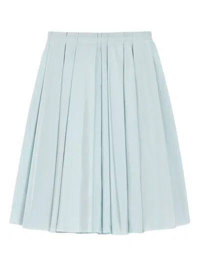 Ami Alexandre Mattiussi Pleated Midi Skirt