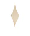 Ami Alexandre Mattiussi Pleated Diamond-shaped Scarf In Nude