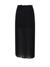 Ami Alexandre Mattiussi Ami Paris Black Polyester Skirt In Black