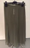 Ami Alexandre Mattiussi Ami Paris Pleated Maxi Skirt In Green