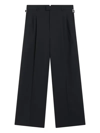 Ami Alexandre Mattiussi Ami Paris Charcoal Gray Wool Trousers Men In Black
