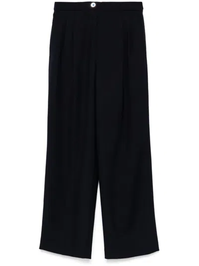 Ami Alexandre Mattiussi Ami Paris Pants In Navy Blue