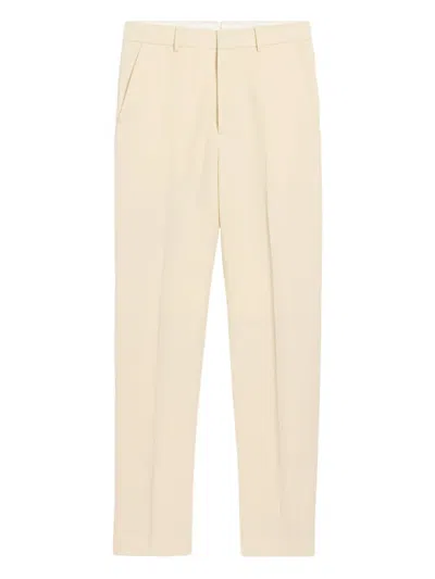 AMI ALEXANDRE MATTIUSSI WOOL WIDE-LEG TROUSERS