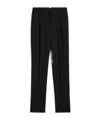 Ami Alexandre Mattiussi Pleated Zipper Casual Pants In White