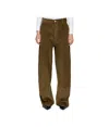 Ami Alexandre Mattiussi Plus-size Cotton Casual Pants In Brown