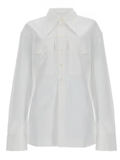 Ami Alexandre Mattiussi Shirt Woman Ami Paris In White