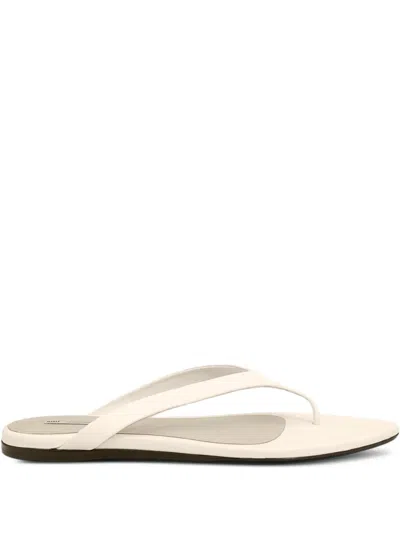 Ami Alexandre Mattiussi Pointed-toe Flat Sandals In Neutral