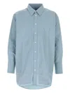 Ami Alexandre Mattiussi Poplin Button-down Shirt In Blue