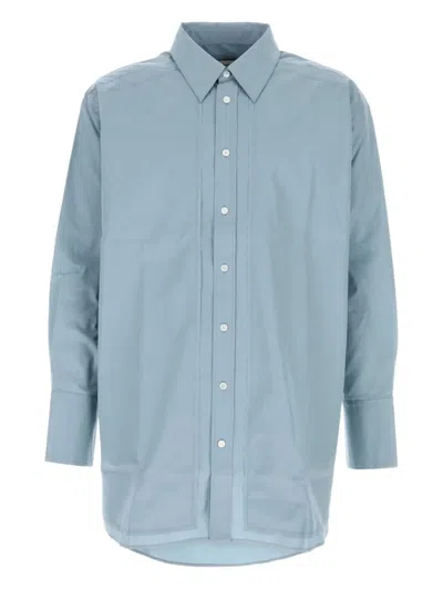 AMI ALEXANDRE MATTIUSSI POPLIN BUTTON-DOWN SHIRT