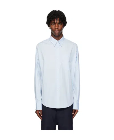 Ami Alexandre Mattiussi Poplin Shirt In White