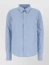 Ami Alexandre Mattiussi Poplin Shirt With Cuffed And Long Sleeves