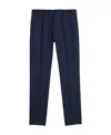 Ami Alexandre Mattiussi Pressed-center Cropped Trousers In Black