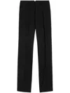 Ami Alexandre Mattiussi Straight Fit Trousers Black In Black